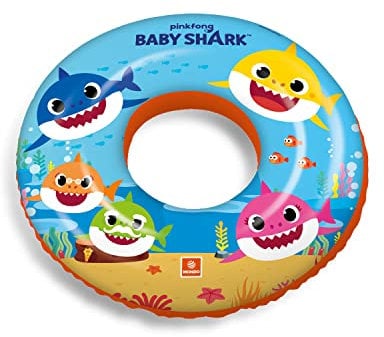 Mondo Toys - BABY SHARK Swim Ring - Aufblasbarer Schwimmring - Schwimmring - ideal für Jungen / Mädchen - verwendbar im Schwimmbad / Meer - 16889