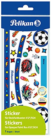 Pelikan Sticker für K12/K24 Deckfarbkasten Blau/Fußball, 700870