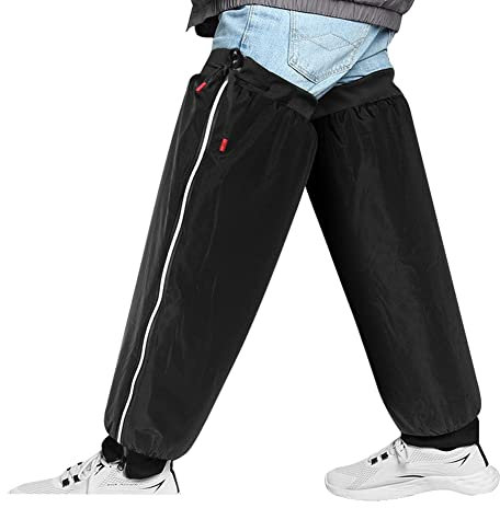 Motorrad Kniewärmer Warmer, Motorrad Reißverschluss Knieschoner Verdicken Winddicht Wasserdicht Kältebeständig Knie Stulpen Winter Motorrad Knieschützer für Outdoor Sport Radfahren im Winter