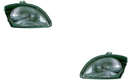 Johns, Scheinwerfer Satz passend für Fiat Seicento Scheinwerfer (187) 01/98-01/10 H4 Set links & rechts