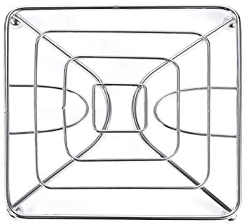 Royal Cuisine Chrome plated Trivet made with Iron Kitchen Worktop Protector Heat Resistant Mat/Stand For Resting Hot Cooking Pots & Pans