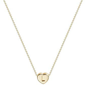 Halsketten Halsketten Lange Chunky Halskette Kette Halsketten Brief Geschenk Name Frauen 26 Mode Anhänger Schmuck Englisch Halsketten & Anhänger Herz Halskette Mädchen ( Color : L , Size : Taille uniq