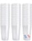 lepetitmitron Gobelets réutilisables - 45cl - Plastique polypropylène - Blanc givré (Lot de 25)