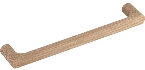 ALLES IM GRIFF Möbelgriff Pinta LA 192mm, Breite 208mm - Schrankgriff Holz Küchenschränke, Eiche roh