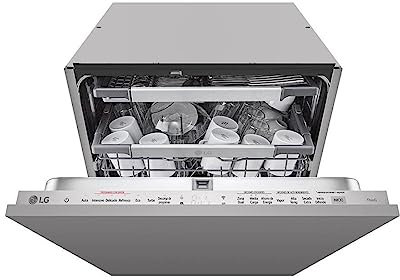 Lavavajillas Integrable LG DB475TXS Clase A 14 Servicios 43 dB 3ª Bandeja