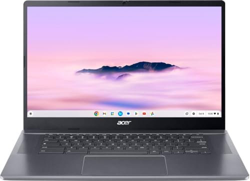 acer - Chromebook Plus 515 – 15.6 Full HD Laptop - Intel Core i3-1215U with 8GB LPDDR5X – 256GB UFS - Steel Gray