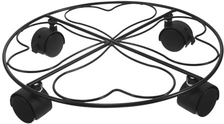 BCOATH Pflanzenständer Mit Robuster Blumenständer Aus Beweglicher Pflanzenroller Für Drinnen Und Draußen Für Blumen Und Kräutertöpfe Witterungsbeständig Und Langlebig