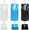 3 Stück 500ml Faltbare Trinkflasche,Faltbare Wasserflaschen,Trinkflaschen Faltbar,Tragbarer Zusammenklappbare Wassersack,Flexibl Zusammenklappbare Wasserflasch,Wiederverwendbare Trinkflasche Faltbar