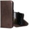 TORRO Leather Case Compatible with iPhone 16 – Premium Leather Wallet Case with Kickstand and Card Slots (Compatible with Official MagSafe Chargers) - Dark Brown