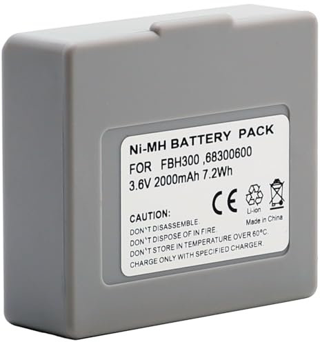CHUNCAIL Batterie pour Hetronic Mini 68300600 68300900 68300940 FBH300 NI-MH 3,6 V typique 2000 mAh