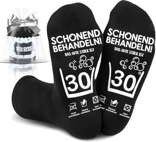 Johiux 30.Geburtstagsgeschenk Für Männer,Geburtstag Socken Herren,Lustige Geschenk Geburtstag Männer,Geschenk 30 Geburtstag Mann