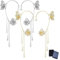 Elegante Schmetterlings- Und Blumenohrringe Mit Quasten, Ohrringe Ohne Piercing Mit Strasssteinen Und Schmetterlingsquasten, Ohrclips, Wickelohrringe, Fake-Ohrhänger, Tropfenohrringe (Gold+Silver)