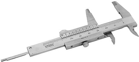 CYSFETENA Messschieber Analog Edelstahl 0-50mm, Hochpräzises Tragbares Messwerkzeug für Schmuck Münzen Edelsteine und Feinmechanik, Schieblehre Analog für Heimwerker Präzisionsmessungen