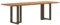 vidaXL Esstisch mit Baumkanten 240x80x74cm Massivholz Eiche Rechteckig, Küchentisch, Restauranttisch, Tisch Restaurant, Esszimmertisch, Bistrotisch