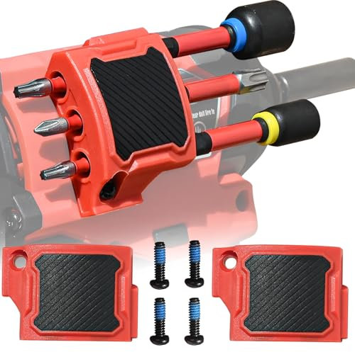 TMEDW 2 Pack Magnetic Bit Holder for Milwaukee M12 GEN3, Magnetic Tool Holder with Two Screws