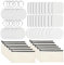 Lot de 144 trousses de maquillage par sublimation avec sous-verres porte-clés rectangulaires et tapis de tasse circulaires