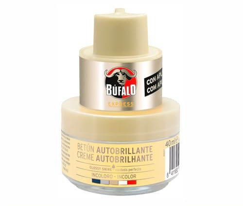 BÚFALO Creme mit Applikator für farblose Schuhe BUFALO 40 ml. 3er Pack