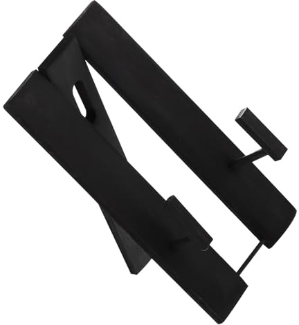 DONFAMDS Legno Supporto per Ventaglio Giapponese Pieghevole da Esposizione | Superficie Liscia senza Sbavature, Colore Nero, per Arredamento Giapponese in Soggiorno o Ufficio