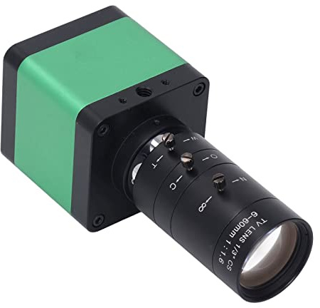 Aolidsive Microscope Camera 4608x3456 1080P HD Digital Video Electronic Industry Microscope Camera with C Mount Lens for PCB Soldering Repair