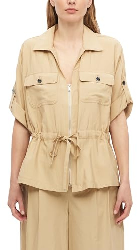 s.Oliver Leichte Kurzarm-Jacke mit Bindedetail