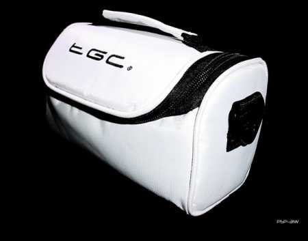 Cool White Carry Case Bag for Panasonic HC-V500 HD Camcorder