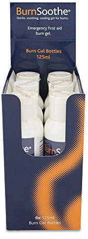 Reliance Medical BurnSoothe Gel Bottle - 125 ml, Sterile, Instant Burn Relief, Prevents Contamination, Safe for All Burns - Pack of 6