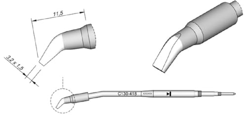 JBC C130418 Lötspitze für AP130-A