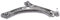 VAICO - V10-3128 - Querlenker - Kompatibel mit Skoda 1K0407152BG