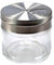 G&M 6er Pack Gewürzstreuer, Glas mit Edelstahldeckel, 3 Verschiedene Spenderöffnungen, 6,2cm Durchmesser 5,7cm Höhe