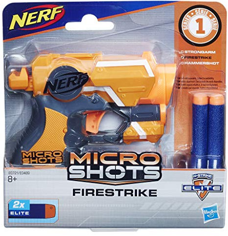 Nerf MicroShots FireStrike, Klassiker-Blaster im Mikroformat