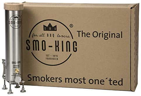 Smo-King Kaltrauchgenerator Grill-SMO 0,65 Liter mit batteriebetriebener Membranpumpe Starter-Set