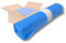 dm-folien Blaue Müllsäcke 120 Liter I 150 Stück I 700 x 1100 mm I Große Abfallbeutel für leichte bis mittelschwere Abfälle I Reißfeste Müllbeutel aus LDPE Regenerat I Foliensäcke 100 my