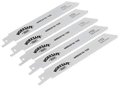 Sealey WRS3018/150 150mm 10tpi Reciprocating Saw Blade - Pack of 5