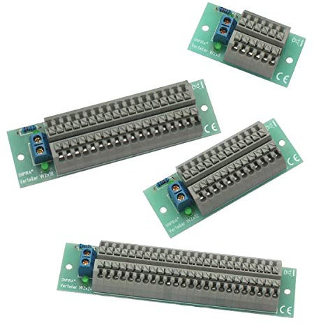 ONPIRA Stromverteiler Gleich- und Wechselstrom Verteiler 8A belastbar Modellbau Ausführung 18-Fach