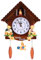 HERCHR Kuckucksuhren für Wand, Birdhouse Wanduhr für Home Living Room Decor