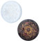 Zayookey Moules en Résine d’Astrologie Plateau Moules en Époxy Résine Divination Moule en Silicone Coaster Resin Mold Tray pour de Tarot, de Sorcellerie, Décoration de Maison (Plateau Moule A)