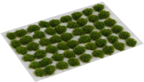 Jucoci Grass Tufts Statische Miniatur-Grasbüschel (grau-grün)