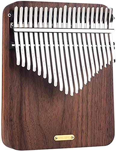 KISOARTWQ Kalimba Instrument daumenklavier Marimba Keys Portable kalimbas 21 Tone F für Anfänger bis Kalimba, Farbe: Braun,,Klavierkoffer und Reinigungstuch(Color:Brown;Size:21-Tone F)