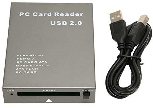 Dpofirs USB 2.0 PCMCIA Kartenleser, PC ATA Karte PCMCIA 68 Pin Hochgeschwindigkeits Industrie Flash Speicherkarten Direktlese ATA Speicherkartenleser