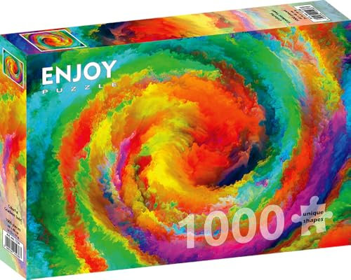 ENJOY-1236 - Colorful Gradient Swirl, Puzzle, 1000 Teile