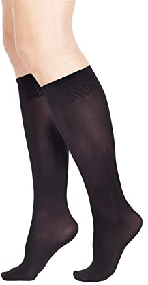 POMPEA 6 Paia Gambaletto Donna Coprente Microfibra 50 Den