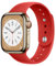 DMVEIMAL Cinturino per Apple Watch 44 mm 40mm 45mm 41 mm 42 mm 38mm iWatch Serie 8 7 6 5 4 3 se 44mm 45 mm Uomo/Donna,Morbida Sport Silicone Cinturini Apple Watch Ultra 49mm Band,Rosso