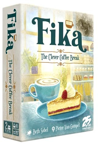 Fika, Strategie-Kartenspiel für zwei Spieler, Coffee Shop 25th Century Games