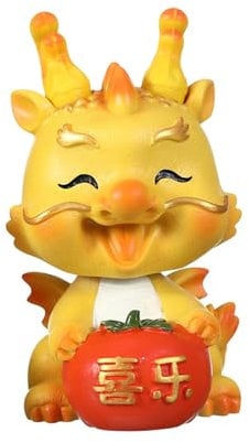 MagiDeal Tirelire Dragon du Nouvel an Chinois, Collection de Statues de Dragon légères pour la décoration de la Maison, Figurine Chinoise pour Le Restaurant et, b