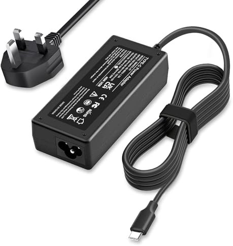 45W USB C Laptop Charger Compatible with Lenovo thinkpad,HP Chromebook X360,Asus and Acer,Universal Chromebook Type C Portable Power Adapter