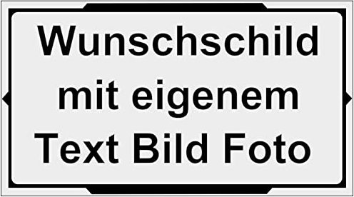 BeNsil Schilder, Schilder Selbst Gestalten, Wunschtext Schild, Personalisiert mit Text/Name/Foto/Logo/Schrift für Garage, Hotel, Parkplatz, Schule, Carport, Firma, Garten, Wohnadresse