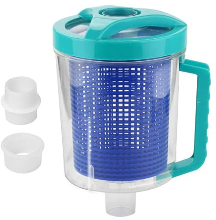 Recogedor de Hojas de Piscina con Cesta de Malla, Recogedor de Hojas en Línea para W560 para Limpiador de Piscinas R211084, Filtro de Guijarros, Ramas de Hojas