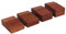 Floyd Rose Blocs de trémolo flottants – Trem (Luthier – 1/4) Jeu de cales 6,35 mm