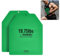 VEVOR Placas para Chalecos Lastrados, Pares 9 kg, Acero de Primera Calidad, Ajuste Ergonómico Contorneado, Peso Adicional, para Entrenamiento de Fuerza, Carrera, Fitness, 250 x 310 x 16±10 mm, Verde