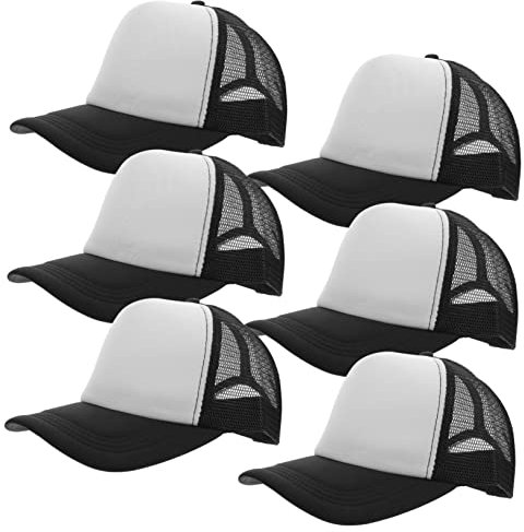 WRITWAA 10stücke Baseball Kappen Leere Trucker-mütze Sublimationshüte Großhandel Mesh Hut Für Wärmeübertragung Sonnenbeständig Polyester Hut Outdoor Verwenden